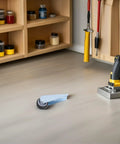 Rock Solid Sliding Door Rollers With Durable Rubber Casters And No Droop Bottom Support Wheels For Wooden Barn Doors and Closets Glides Like A Dream Replacement Hardware Kit 2 Pack Fix Sag Today on workshop floor.