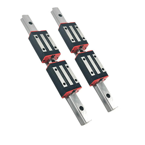Dual Linear Rail Guide Kit With Four Sliders 200-1600mm Length HGH20CA And HGW20CC Compatible For CNC Machines, 3D Printers, And Motion Systems, Beefed Up Long Travel For Smooth Precision, stainless steel rail set