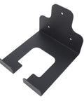 Beefy Stainless Steel Garden Power Tool Wall Rack With Lockdown Multi Grip Hooks And Waterproof Finish For Home Outdoor Trimmers Complete Garage Storage, black wall mount tool holder.
