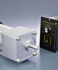 High Torque AC Gear Motor With Low Speed 15 RPM 110V 200W 18mm Shaft Diameter One To Ninety Reduction Reversible Variable Speed Governor