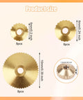 Product size display of Brass Clock Hand Nut Set 24 Pack in Three Sizes 5mm 6mm 10mm for Grandfather Wall and Mantel Clocks Replacement Kit.