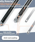 36-80 Standard Strut Kit For Aluminum Attic Ladders Replacement Parts showing hinge arms and anti-rust coating