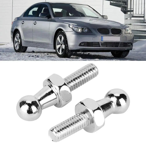 Two Pack CNC Aluminum Ball Stud Bolt 8mm Ball Stud For Gas Struts Bonnet Lifters Beefed Up Wear Resistant Stable Performance M6 Thread Easy Install Replacement