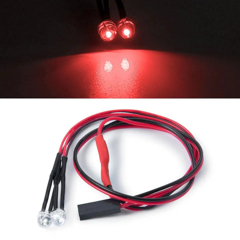 RC Light Strips Kit For One To Ten Scale Crawler Cars Lit Night Glow Roof Spotlight Multi Color LED System White Red Yellow Green