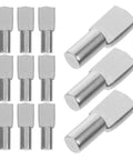 Beefed-Up Heavy Duty Stainless Steel Shelf Pegs 5mm, 150 Pcs, Nickel Finish, Invisible Install for shelves and furniture