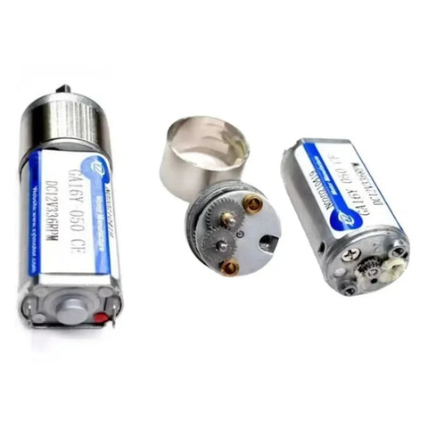1Pc Dc Gear Motor Rips Through 6V Or 12V Tasks With Super Quick Speed Tweaks From 12 To 923 RPM Forward Or Backward A Heavy Duty Bad Boy For Diy Crafts And Car Mods You Gonna Love, showing compact design and motor components.