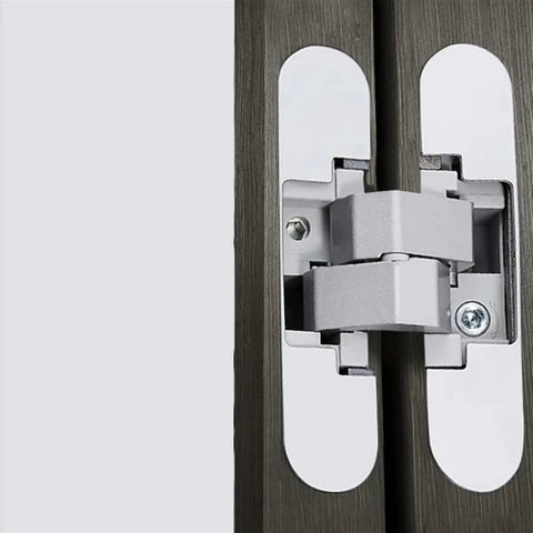 Invisible Cross Hinge 180 Degree Concealed Folding Door Hinge For Cabinets And Cupboards Adjustable Concealed Hardware In Black Ideal