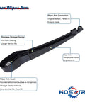 Built Tough Rear Wiper Arm And Blade Set For Ford Focus 2012 To 2018 Hatchback Se St Rs No Sweat Drop In Replacement 11 Inch Arm with rubber blade.