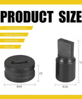 Product size chart for Oval Slotted Die For CH-70 Hydraulic Press Replacement Hole Punch Die with dimensions 4x13mm.