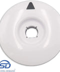 Washer Control Knob With Clip And Timer Dial Plate Replacement Kit for Clothes Washers Two Inch Knob Diameter Front View