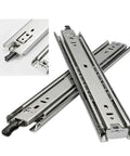 Beefed Up Heavy Duty Soft Close Drawer Slides With Lock, Push To Open Drawer Runners for 16 and 26 Inch Cabinets