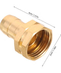 Upgrade Your Outdoor Setup With These Premium Brass Garden Hose Repair Kit Connectors Featuring Universal Fit For Quick Leak Stops High Pressure Tough Build And Easy DIY Fixes No More Wasted Water! brass connector 4cm x 3cm