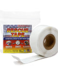 Rescue Tape Self-Fusing Silicone For Emergency Plumbing And Pipe Repair, Hose Sealing, Electrical Insulation, 1x12 ft roll, white