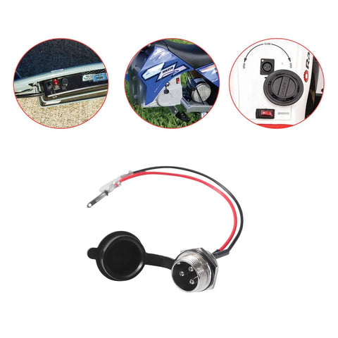 Three Pin Charger Port For Razor MX350 MX400 SX350 ZR350 Dirt Bike Quad And Pocket Mod Scooters Replacement Part 24V And 36V