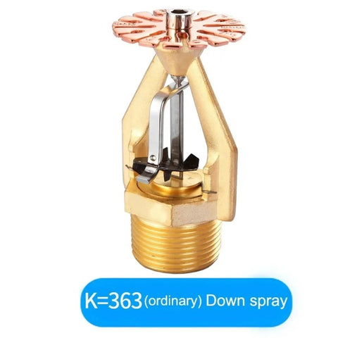 Upgraded Fast Response Fire Sprinkler Head DN25 Down Sprinkler features copper head and brass fitting for effective fire suppression.