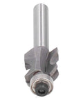 Cool Silver Stile Router Bits That Fit Perfectly For 14x14 Shank Milling Cutters To Nail Professional Wood Trimming And Profile Work Right At Your Home Shop Bench With Precision Control, showing a 1/4 inch shank router bit.
