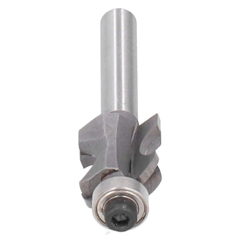 Cool Silver Stile Router Bits That Fit Perfectly For 14x14 Shank Milling Cutters To Nail Professional Wood Trimming And Profile Work Right At Your Home Shop Bench With Precision Control, showing a 1/4 inch shank router bit.