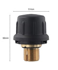 Brass Safety Valve Replacement for SC1 SC2 CTK10 SC2D Steam Vacuum Cleaner, brass and plastic, 66mm x 51mm