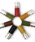7-Piece 1 Inch Diamond Drum Wheel Wet Polishing Set For Sink Holes On Marble And Granite, multicolored grit options
