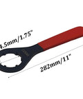 O Type Collet Chuck Wrench For ER32 Lathe Clamping Nut With Ergonomic Grippy Non Slip Handle Precision Machining Spanner 11 Inch Length