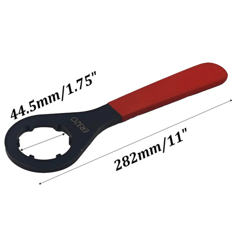 O Type Collet Chuck Wrench For ER32 Lathe Clamping Nut With Ergonomic Grippy Non Slip Handle Precision Machining Spanner 11 Inch Length