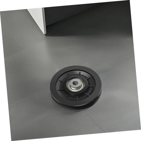 Two Pack Fitness Pulley Wheel Replacement Bearings Roller For Cable Machines And Home Gym Systems Easy Install Noise Reduction And Smoother Operation For Better Workouts black nylon pulley wheel with steel bearing
