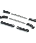 Losi Steering Link Set For 22S Drag RC Car And Truck LOS234046 Replacement Parts Durable Aluminum Steering Tie Rod Kit For Electric RC Models Precision Fit Easy Install, black RC steering links and rods