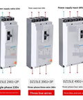 Tough As Nails Heavy Duty Residual Current Earth Leakage Circuit Breaker Two Three Four Pole, 220V and 380V models shown.