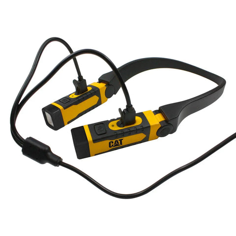 Rechargeable LED Neck Light Hands Free Work Light For Mechanics Campers Hunters And DIY Fans Rugged Water Resistant Neck Light