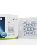2 Phase Cleaning Tablets Pack of 25 For Automatic Coffee Machines, Gentle Descaling and Rinse Formula box opened
