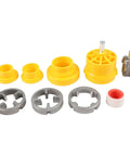 Workhorse Alloy Steel Pipe Threader For Internal Or External Cuts Fits Pvc Ppr Mpp Pipes Electric Drill Compatible components set.