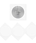 20 Pack 1 Inch Round 13.56MHz RFID M1 S50 Tags Adhesive Proximity Stickers ISO 14443A UID Unchangeable For Access Control