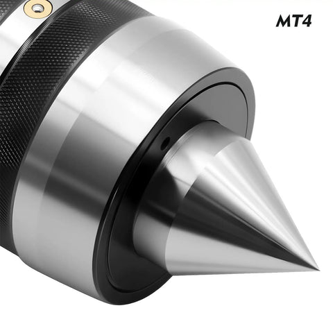 Heavy Duty MT4 Morse Taper Live Center With Triple Bearings For Lathe And CNC Machines, Precise High Hardness Steel Center