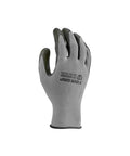 Nitrile Coated Tough Working Gloves Black Large Size 10 Pairs For Heavy Duty Jobs With Grippy Nitrile Coating And All Purpose Hand Protection