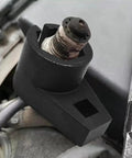 Offset Oxygen Sensor Socket 3/8 Inch Drive 7/8 Inch 22mm with side wire gate access on car engine