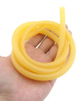 Yellow Latex Tubing Set 2 Pack 6x9mm Elastic Replacement Belts for Slingshot Catapult held in hand