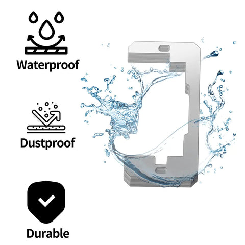 Galvanized Metal Outlet Spacers 2 Pack Flush Fit Device Leveling Plates waterproof and dustproof design with water splashes