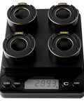 Beefy Heavy Duty Brass Portal Weight Hangers For Traxxas TRX 4 1 10 RC Crawler Beadlock Upgrade Weights on a digital scale