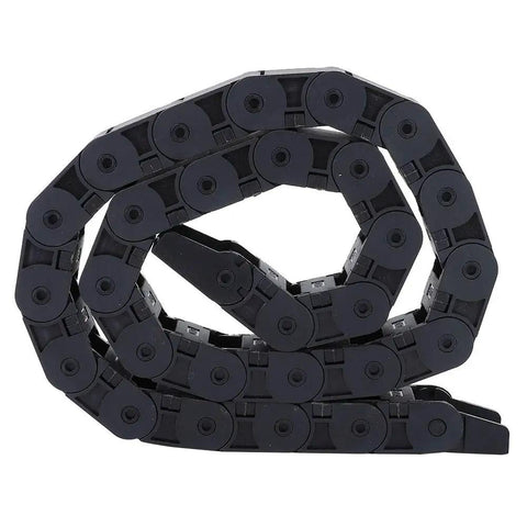 Nylon Cable Drag Chain For 3D Printers And CNC Machines 18x25mm Open Wire Carrier Bridge Type coiled view