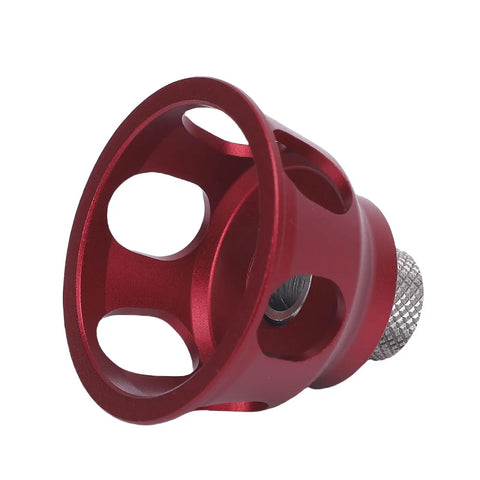 Slick Aluminum Alloy Vertical Hole Punch Locator And Straight Angle Drilling Jig red aluminum knob with holes for woodworking projects