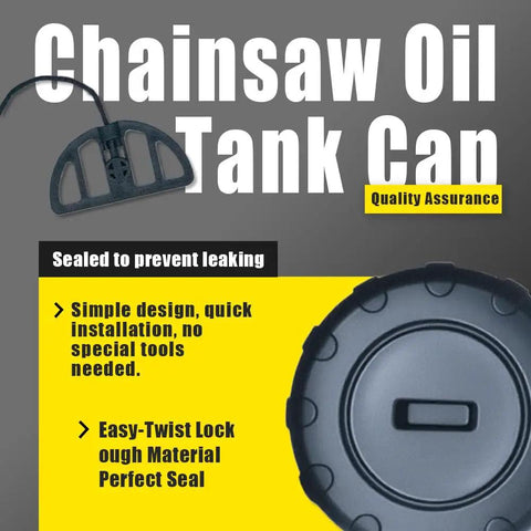 Two Pack Fuel Gas Oil Filler Tank Caps For Compatible Chainsaws MS170 MS180 017 018 Replacement Leak Proof Set