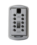 Front view of Slimline Push Button Key Safe 2 Pack Permanent Wall Mount Key Lock Box With Combination Easy 2 Key Storage