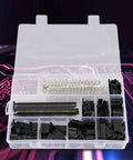 Massive 1450 Pcs Connector Kit For PCB Pros Includes Versatile Male Female Terminals Crimpers And Housings Perfect For Electronics Prototyping DIY Projects Industrial Upgrades And Heavy Duty Circuit Work, plastic organizer with assorted connectors