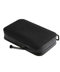 DAKA Utility Organizer Compact SemiRigid Case For Gear And Electronics Weather Resistant Heavy Duty Pouch For Travel, Black