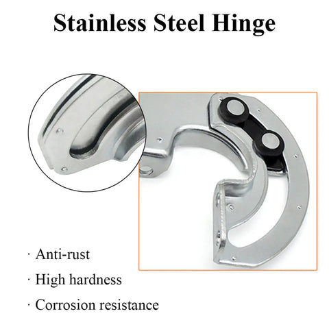 Hidden 90 Degree Hinge With Adjustable Limit For Indoor Doors Cabinets Electrical Boxes And Automation Gear Left And Right Stainless Steel Heavy Duty Build Built To Last