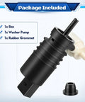 Windshield Washer Pump With Grommet Replacement For Jeep Wrangler Cherokee Grand Cherokee Compass Liberty Patriot Direct Fit