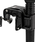 Powerful 4HP 55CC Outboard Motor With Short Shaft 4-Stroke Marine Engine mounting clamp detail in black