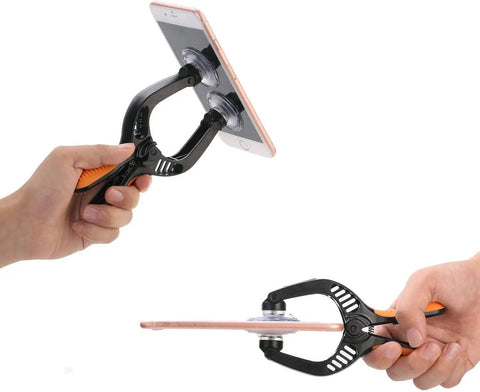 Screen Opening Tool Set 2 Piece Pliers And Suction Cup Screen Repair Kit lifting phone screen with pliers and suction cup