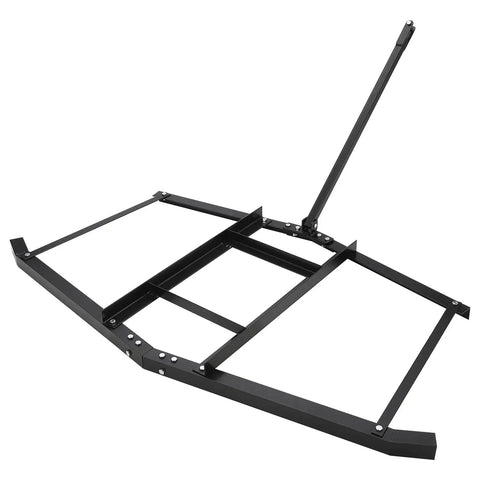 Heavy Duty Driveway Drag Harrow For ATV UTV And Garden Tractors 74 Inch Wide Tow Behind Harrow With 35 Inch Length Pin Style Hitch