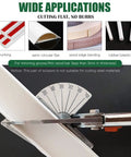 Multi Angle Miter Shear Cutter With Wrench And 5 Spare Blades for cutting thin wood bar with angle gauge.
